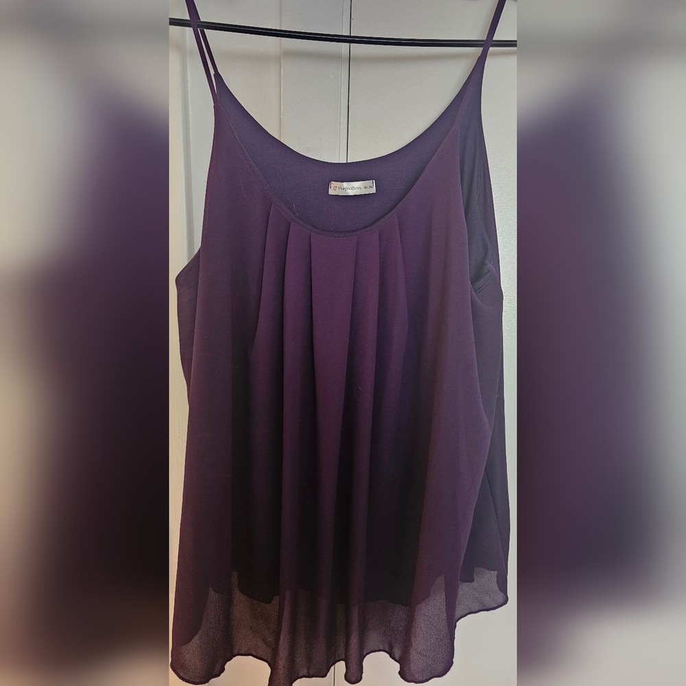 Elegant Purple Camisole Top